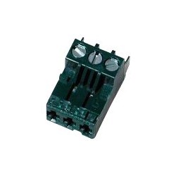 Borne de raccordement vert fonce