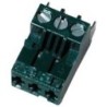 Borne de raccordement vert fonce