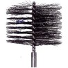 -Brosse rectangulaire en fil acier 50 x 100mm M10 lg 100mm- Piece chaudiere -