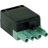 Fiche de connexion 4 pôles Mâles