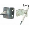Electrode d'allumage et ionisation 2 pièces