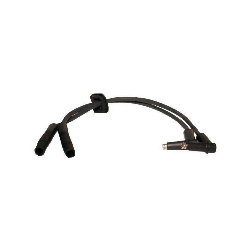 PieceCable allumage avec douille et resistance amortissement 350mm test