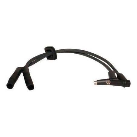 PieceCable allumage avec douille et resistance amortissement 350mm test