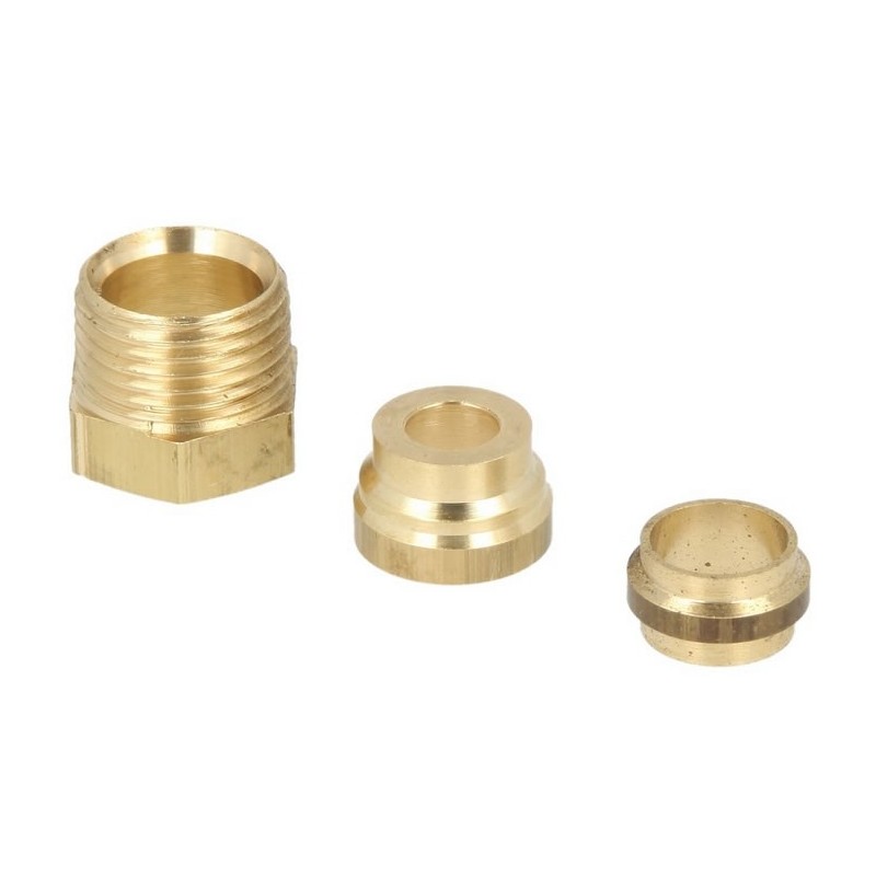 Kit de raccordement pour filtre fioul 3/8 x 10 mm simple