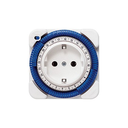 Theben Timer 27 - 7 jours horloge analogique blanche