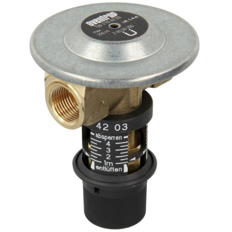 Vanne anti-siphon à membrane Oventrop hauteur de protection règlable, FF 3/8"