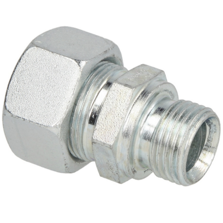 Raccord à vis GEV 3/8 x 8 mm droit à insertion, filetage cylindrique