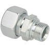 Raccord à vis GEV 3/8 x 8 mm droit à insertion, filetage cylindrique