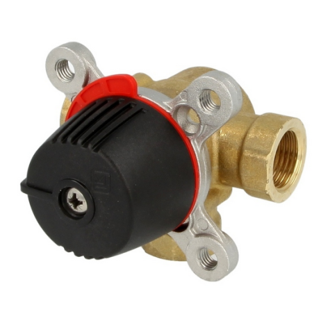 Vanne 3 Voies FF D15 1/2 - 15X21 en Laiton de Qualité
