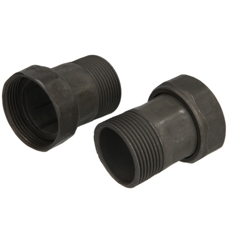 Raccord pour circulateurs chauffage 1 1/4'' FM x écrou 1 1/2", 2 pièces