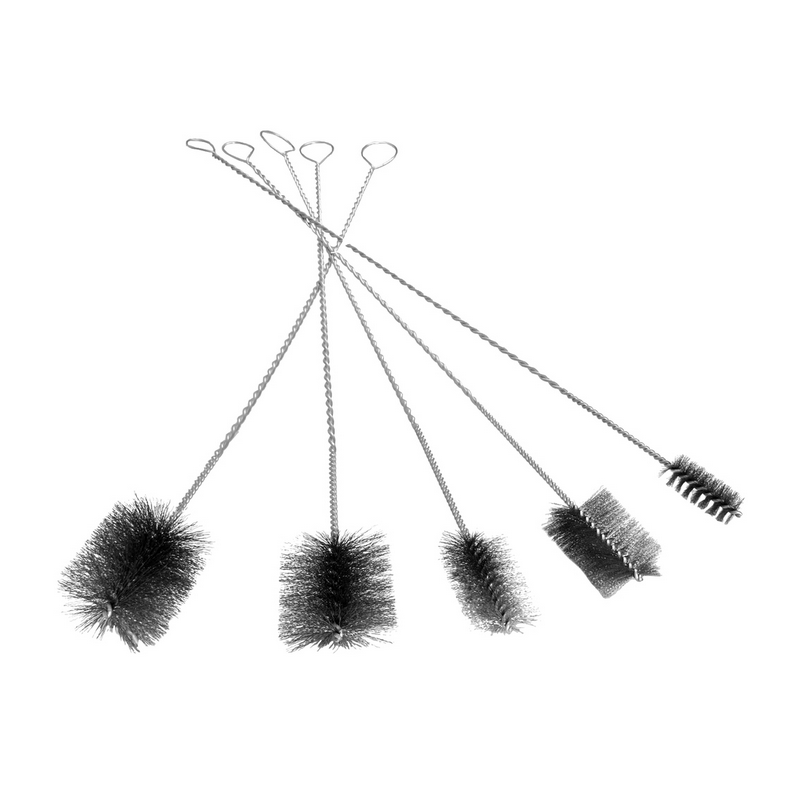 Jeu de brosses à manche en acier  grand modèle  