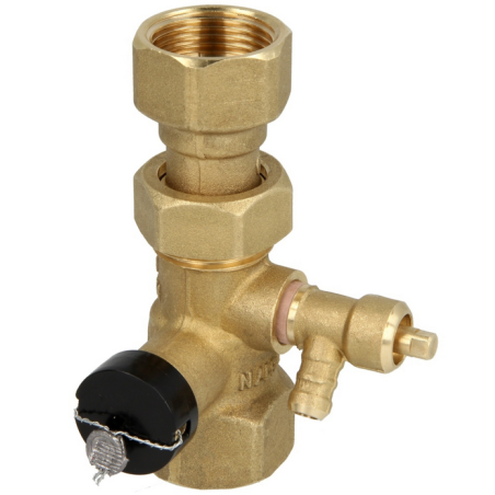 Robinet d´isolement 3/4" avec robinet de vidange et kit de plombage