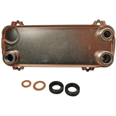 -Echangeur de gaz echappement 48 lamelles- Piece chaudiere -