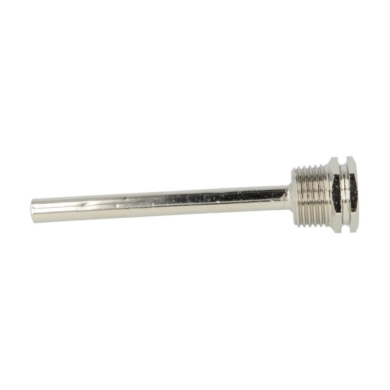 Doigt de gant, 1/2'', 100 mm, TH/TC100, chromé pour 1 sonde