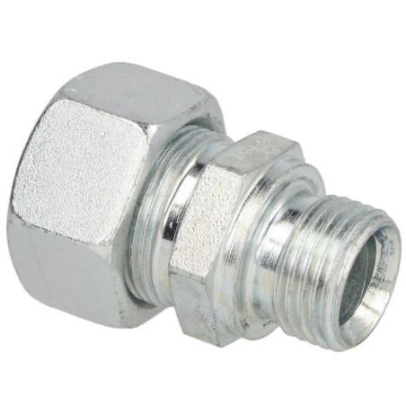 Raccord à vis GEV 3/8 x 6 mm droit à insertion, filetage cylindrique