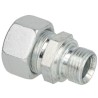 Raccord à vis GEV 3/8 x 10 mm droit à insertion, filetage cylindrique