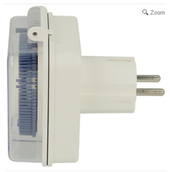 Theben Timer 27 - 7 jours horloge analogique blanche