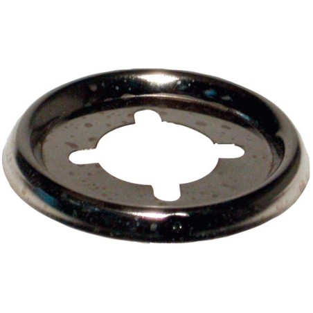 Rosace chromée Ø 42 mm pour thermostat réglable