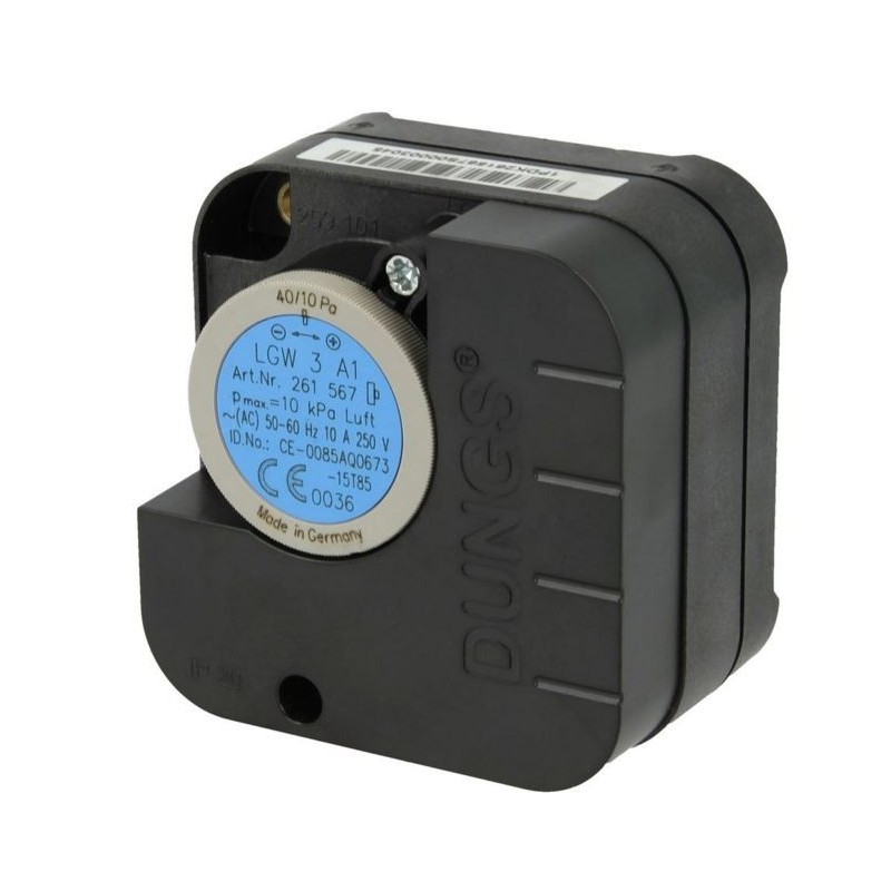 Pressostat LGW 3 A1- 0.4 mbar 3 mbar (fixe)