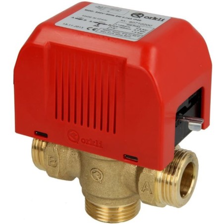   Vanne 3 voies motorisée 3/4" FM-FM sans interrupteur de fin de course 220 V