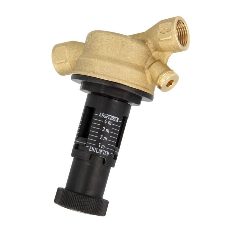Valve anti-siphon à piston Afriso hauteur de sécurité 1,0 - 4,0 m