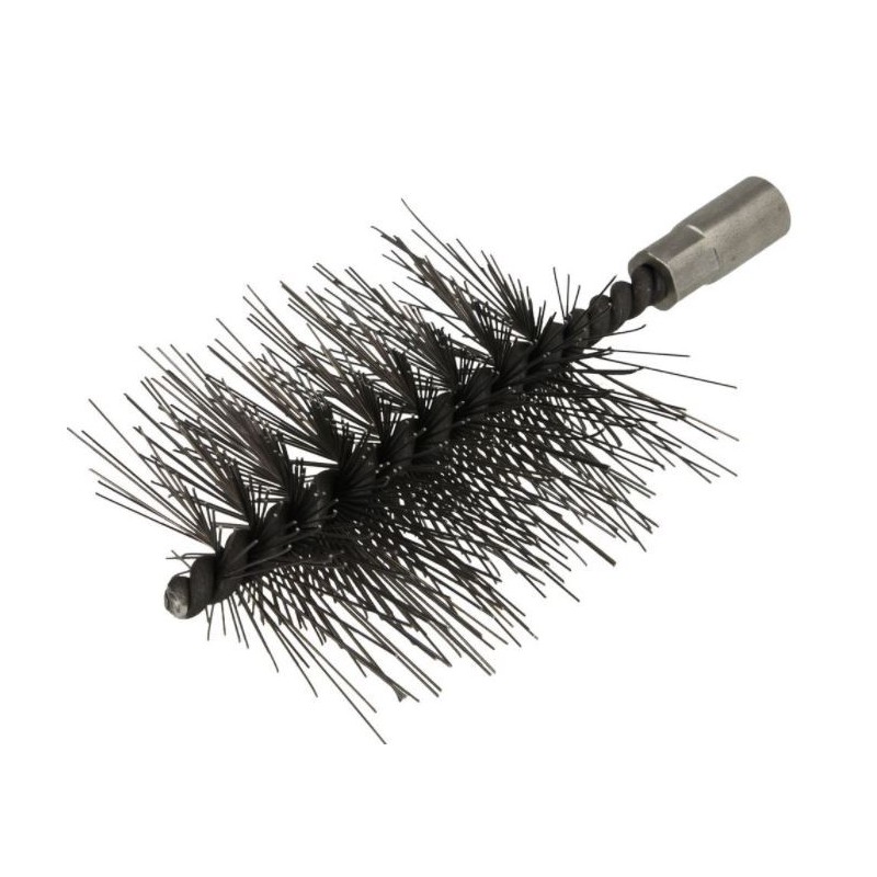 Brosse rectangulaire en fil acier 30 x 80mm M10 lg 80mm