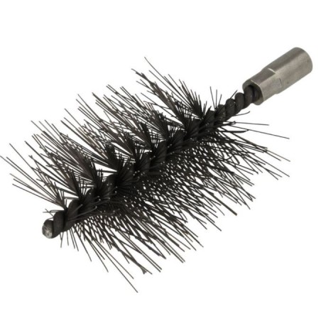 Brosse rectangulaire en fil acier 30 x 80mm M10 lg 80mm