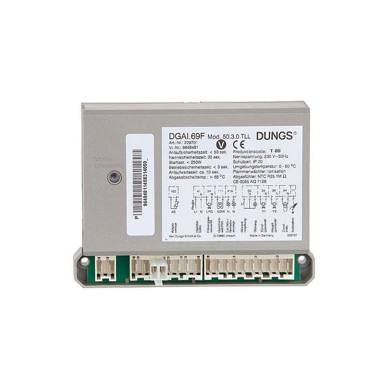 Relais gaz, convient pour Viessmann: divers types de Vitogas 100 GS1/A 72-144 KW