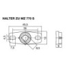 Support Satronic pour cellule MZ 770 59101