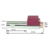 Réchauffeur ligne gicleur Danfoss 5004 1/8" IG, D 18,2/50 MM