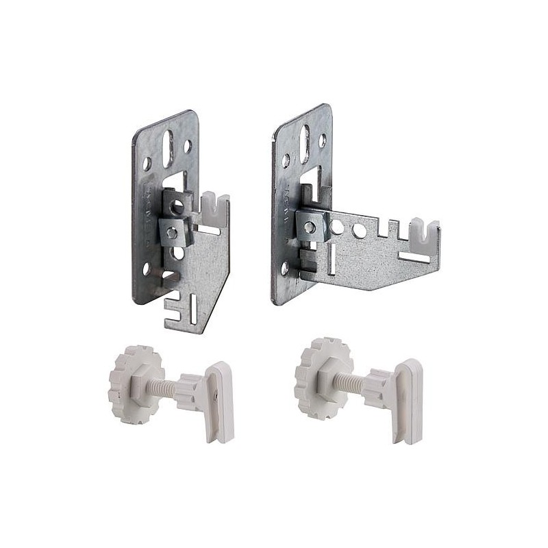 Console murale fixation univer. support d´écartement pour radia. avec colliers