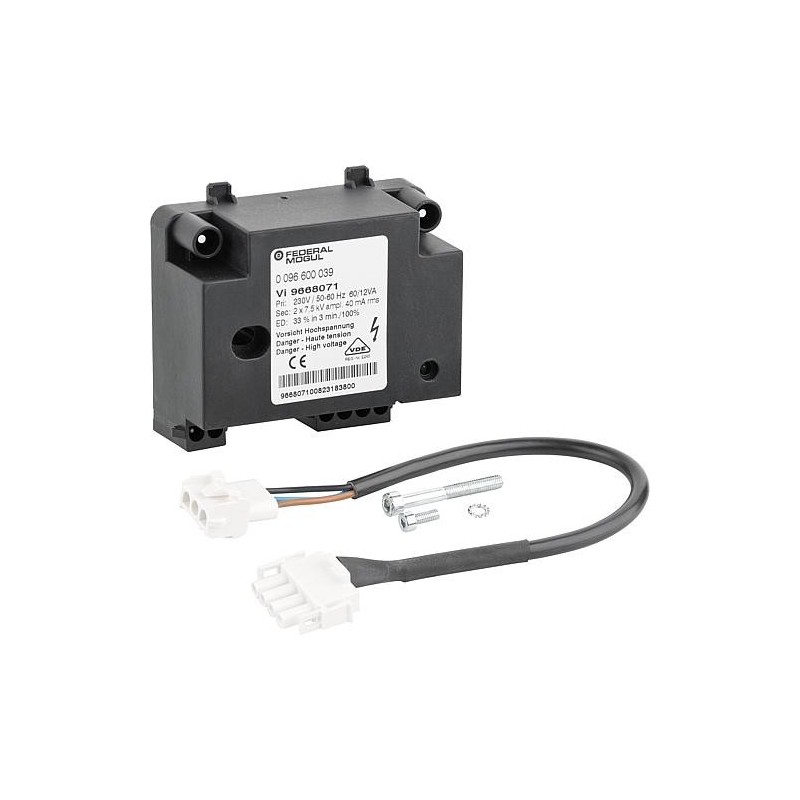 Transfo d'allumage ZTÜ230V 50/60Hz 2x7kV/4pôles