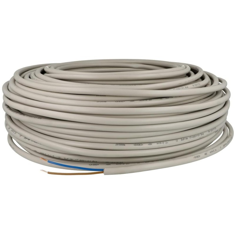 Câble sous gaine PVC 2 x 1,5 mm² NYM-O