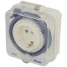 Theben Timer 26 IP44 - 24 h horloge analogique avec couvercle