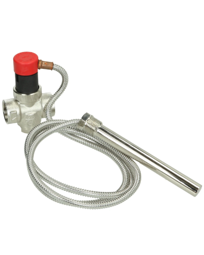 Sécurité d'évacuation thermique 3/4'' avec tube capillaire 1,3 m