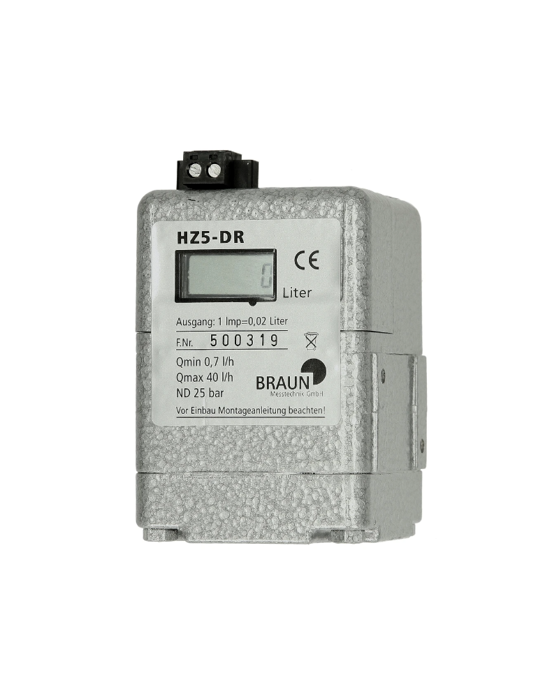 Compteur Fioul HZ5-DR Braun avec Contact REED - Précision