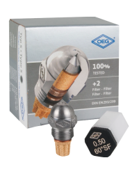 Gicleur OEG 0,60-60 S: Testé à 100% avec 2 filtres