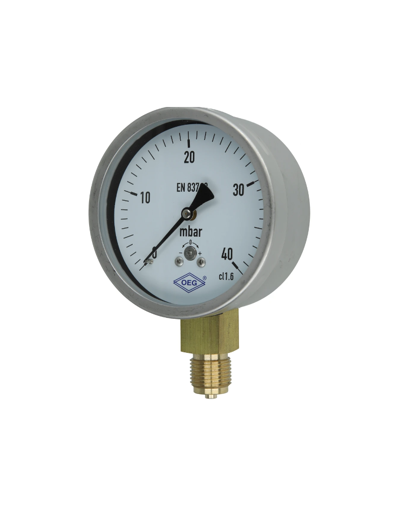 Manomètre gaz  0-40 mbar