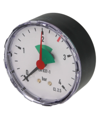 Mano. Chauffage 63 mm 3/8 Axial G 3/4 - Manomètre de précision
