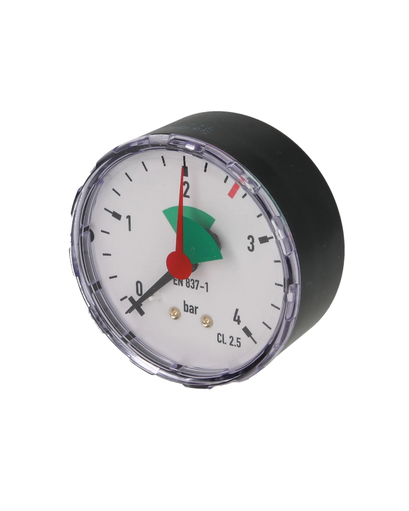 Manomètres chauffage 63 mm 1/4", axial,G 3/4
