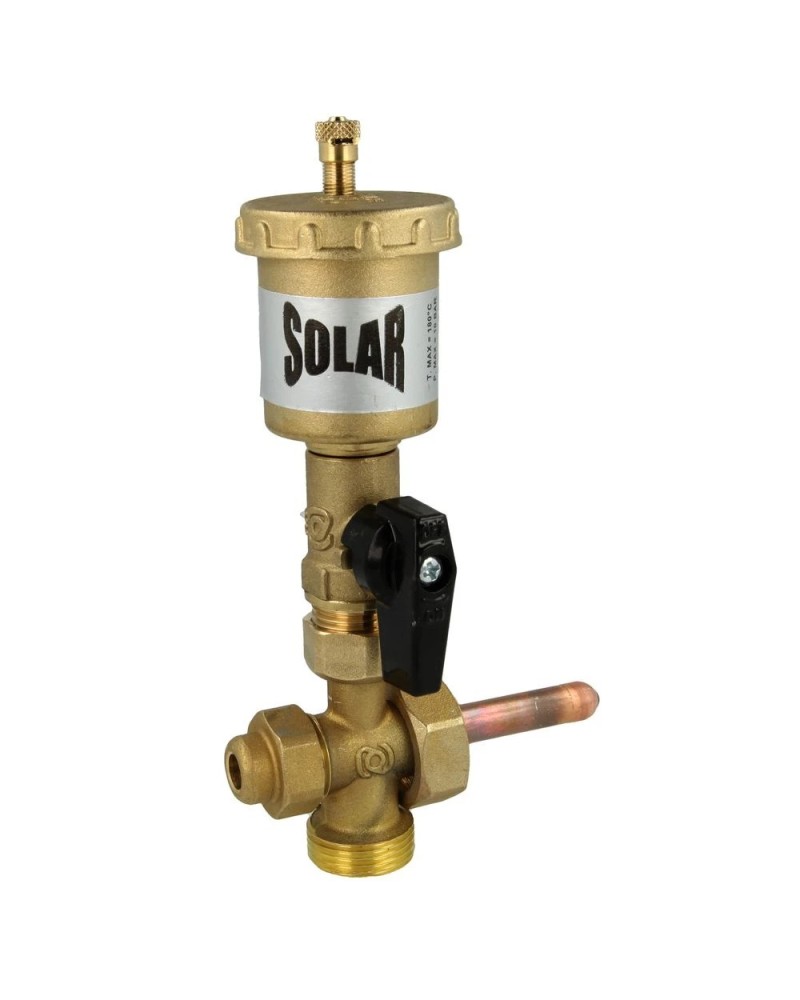 Purgeur solaire avec Vanne