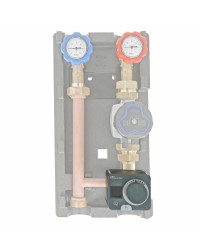 Régulation de chauffage climatique avec servomoteur