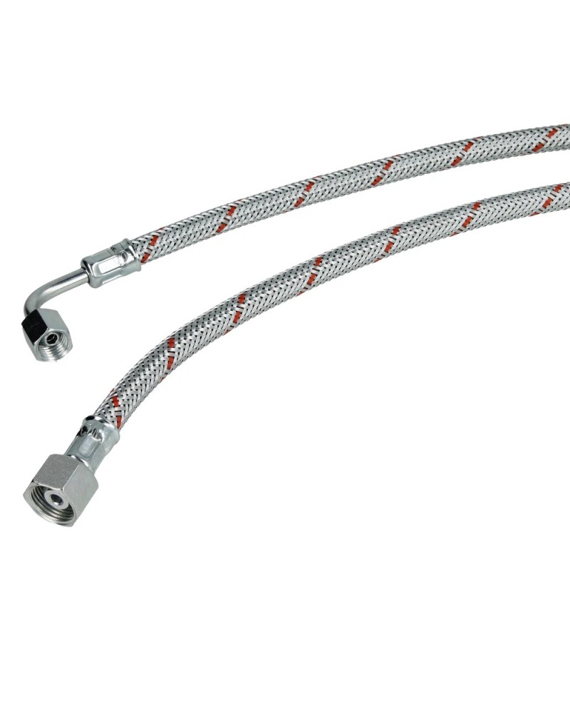 Flexible fioul M12 x 1,5 coude x écrou à chapeau 3/8'' 1000 mm