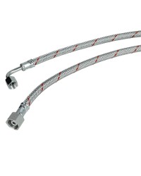 Flexible fioul M12 x 1,5 coude x écrou à chapeau 3/8'' 1000 mm