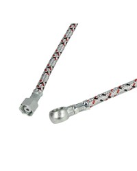 Flexible fioul 10 mm/bague x 3/8" écrou raccord x 1200 mm, pour Abig