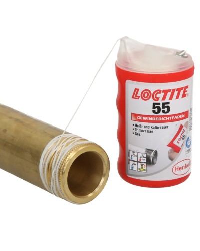 Filetage de scellement Loctite 55