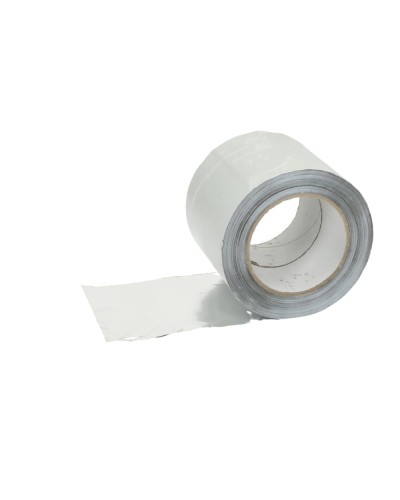 Rouleau de ruban adhésif blanc déroulant